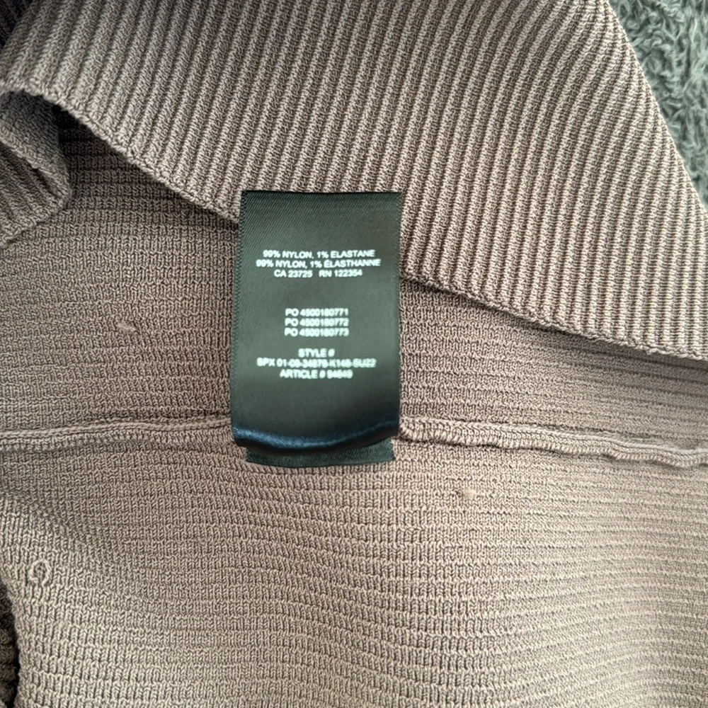 ARITZIA Babaton Bodycon Mini Sculpt Knit Dress in Deep Taupe - Large - Picture 11 of 11